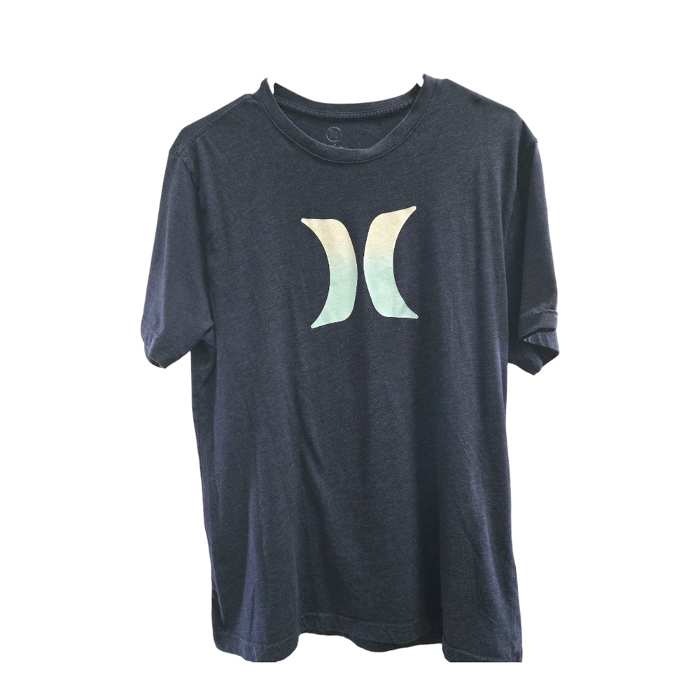 Hurley Men's BLUE Tee with Logo M